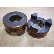 Lovejoy L-090 1.000 Shaft Coupling 1IN Bore (Pack of 2) - Used