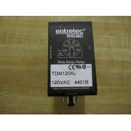 Entrelec SSAC TDM120AL Relay 1-1023 Seconds Res 110-120 VAC - New No Box