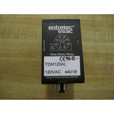 ABB TDM120AL Entrelec SSAC Relay Res 110-120 VAC - New No Box