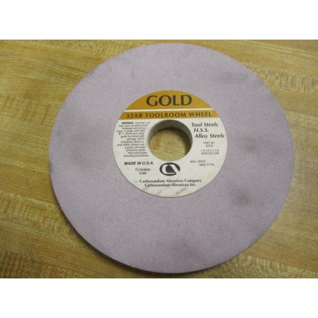 Carborundum Abrasives 62254 32AR Grinding Wheel - New No Box