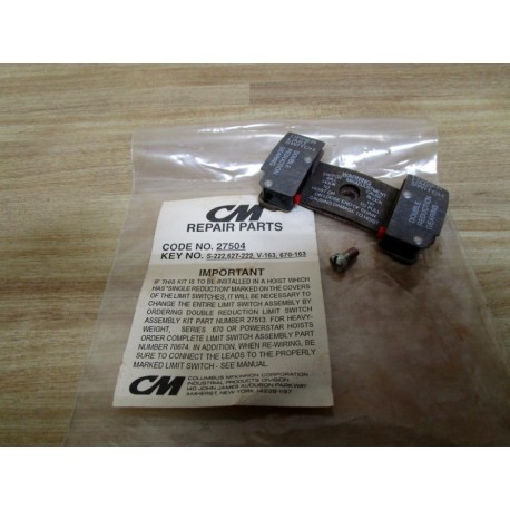 Columbus McKinnon 27504 Limit Switch Kit