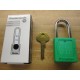 Master Lock 410GRN Safety Lockout Padlock & Key 5 Alt. Key 'S