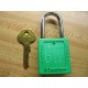 Master Lock 410GRN Safety Lockout Padlock & Key 5 Alt. Key 'S