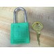 Master Lock 410GRN Safety Lockout Padlock & Key 5 Alt. Key 'S