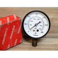 Marsh 0-3000PSI 0-21000KPA Pressure Gauge