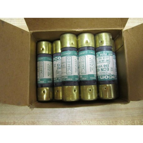 Econ ECN 60 Fuses 250Volt (Pack of 8)