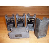 Square D 9007 CT54 Base Receptacle 9007CT54 (Pack of 5) - Used