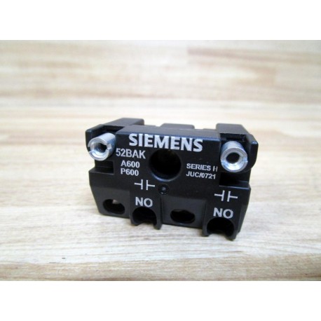 Siemens 52BAK Contact Block 6EXD5 Series H - New No Box