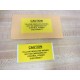 Caution Sticker Yellow (Pack of 5)