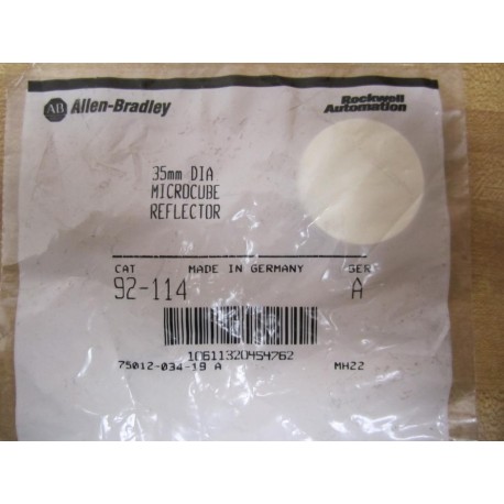 Allen Bradley 92-114 35mm Dia Microcube Reflector