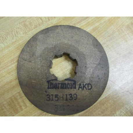 Thermoid 315H139 3M-211C Friction Disk - New No Box
