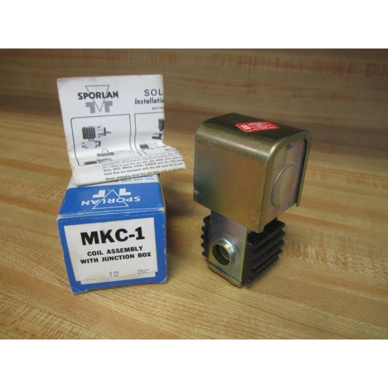 Sporlan MKC-1 Solenoid Coil Kit 12VDC 15W - Mara Industrial