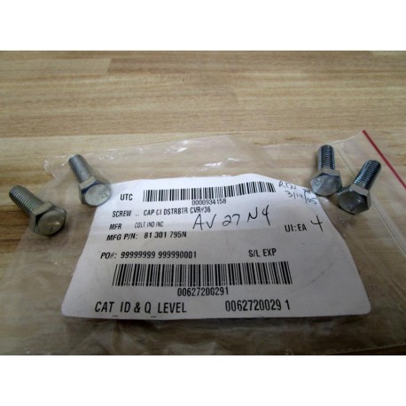 Colt Ind Co 81 301 795N Screw (Pack of 4)