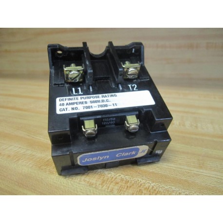 Joslyn Clark 7001-7030-11 2P  Contactor 7001703011 - New No Box