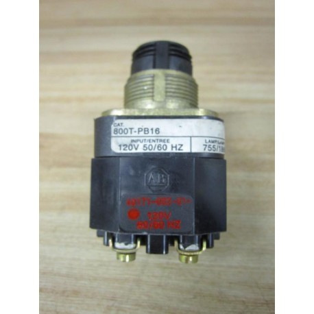 Allen Bradley 800T-PB16 Pushbutton Series T - Used