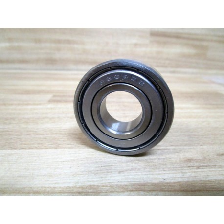 ZBF Bearing 6204ZZ Ball Bearing - New No Box