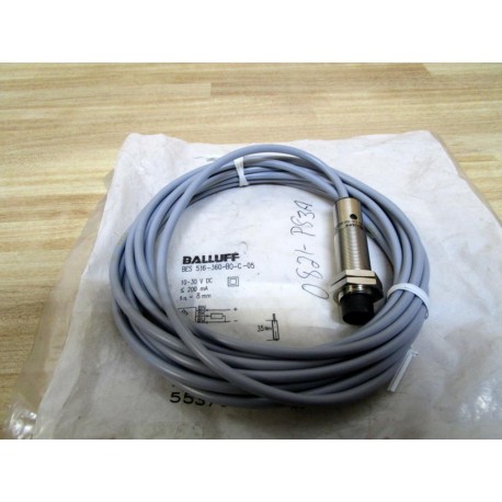 Balluff BES 516-360-B0-C-05 Proximity Switch BES516360B0C05