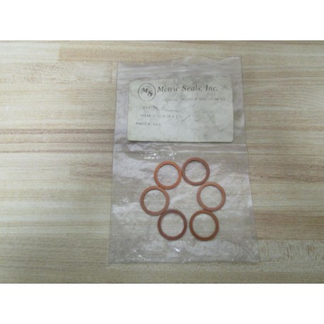 Metric Seals C-20X26X1.5 Copper Ring (Pack of 6)