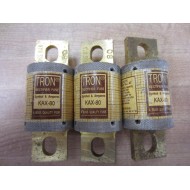 Bussmann KAX 80 Rectifier Fuse KAX80 (Pack of 3) - New No Box