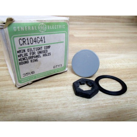 General Electric CR104G41 Hole Plug