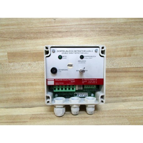 Roland A65-3 Double Sheet Detector A653 - Parts Only