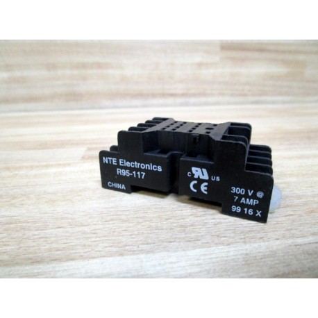 NTE Electronics R95-117 Relay Socket R95117 - New No Box
