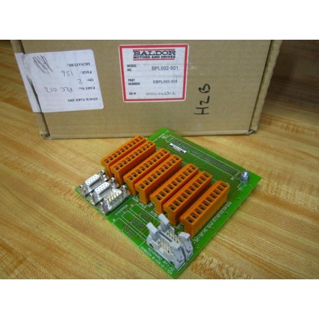 Baldor EBPL002-501 PC Board Model:BPL002-501