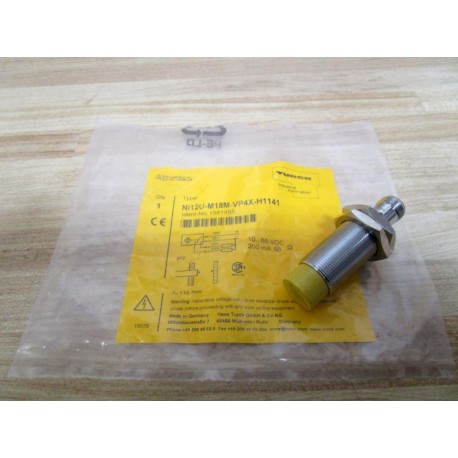 Turck NI12U-M18M-VP4X-H1141 Proximity Sensor 1581458