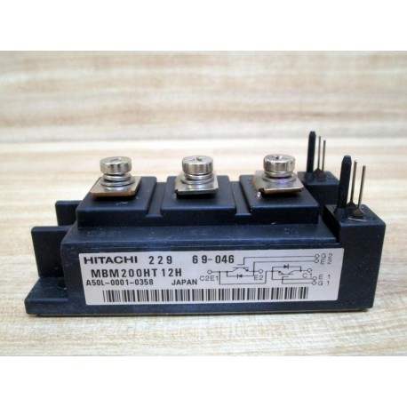 Hitachi MBM200HT12H Transisitor Module - Used