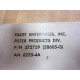 Facet Enterprises 572759 Filter Element 572759 (28605-G)