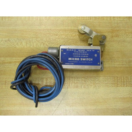 Micro Switch BZLN-2-RH5 Honeywell Snap Switch Roller Lever BZLN2RH5 - Used