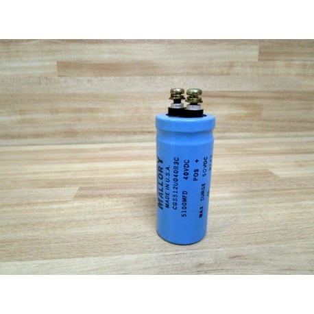 Mallory CGS512U040R3C Capacitor M 8743 - New No Box