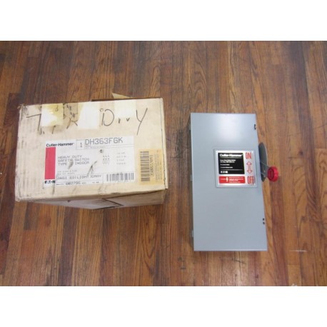 Cutler Hammer DH363FGK Eaton Safety Switch