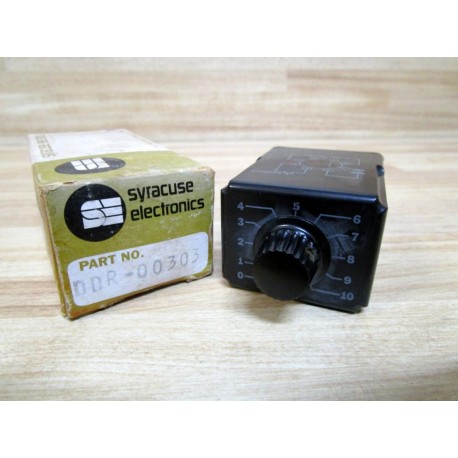 Syracuse Electronics DDR-00303 Timer Relay DDR00303