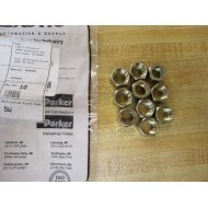 Parker 6BL-S 6BLS Steel Nut Bag Of 10