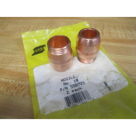 ESAB 598721 No.10 Nozzle (Pack of 2)