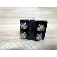 Square D 9001-KA1 Contact Block 9001KA1 Cracked Housing - Used