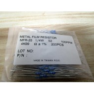 Yageo MFR-25FBF524K99 Metal Film Resistor (Pack of 200)