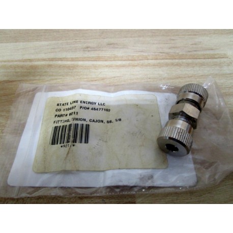 State Line Energy 9211 Union Fitting 9211