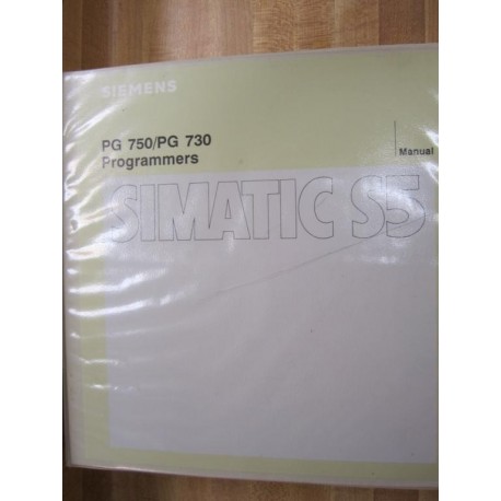 Siemens PG750PG730 PG 750 730 Simatic S5 Manual - Used