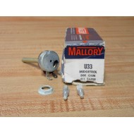 Mallory U33 Potentiometers 50K Ohm 1 Taper