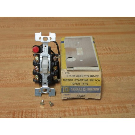 Square D 2510-KO-2C Motor Starting Switch 2510-K0-2C 30A 600VAC