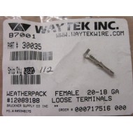 Waytek Wire 12089188 Connector Female 30035 (Pack of 112) - New No Box