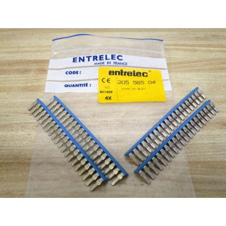 Entrelec 205-565-04 Terminal Block Jumper Bar 20556504 (Pack of 4)