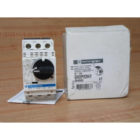 Telemecanique GV2-P22H7 Motor Circuit Breaker GV2P22H7