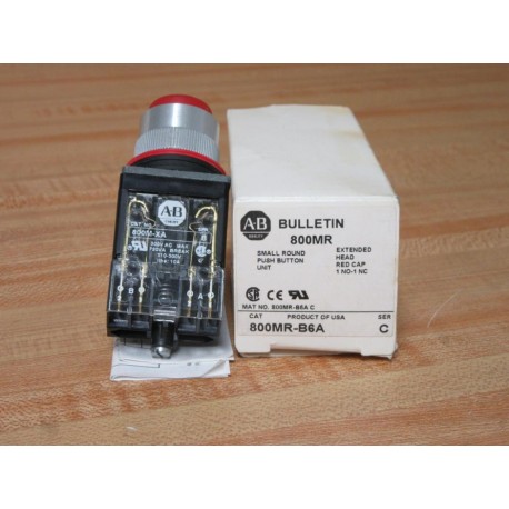 Allen Bradley 800MR-B6A Push Button 800MRB6A