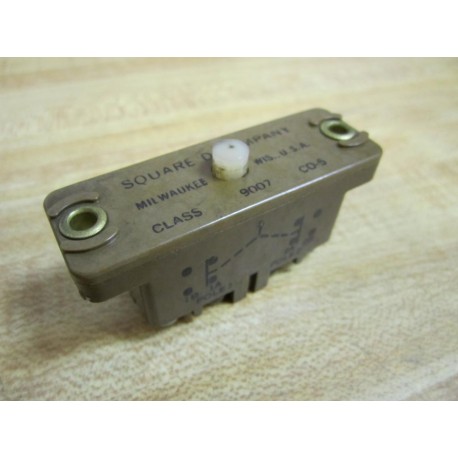 Square D 9007-CO5 Snap Switch 9007-C05 Brown - Used