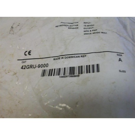 Allen Bradley 42GRU-9000 Photo Switch  42GRU9000 Series A