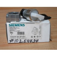 Siemens 3SB3500-3PA61 Selector Switch 3SB35003PA61