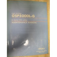 Okuma OSP5000L-G Maintenance Manual OSP5000LG Maintenance Manual - Used